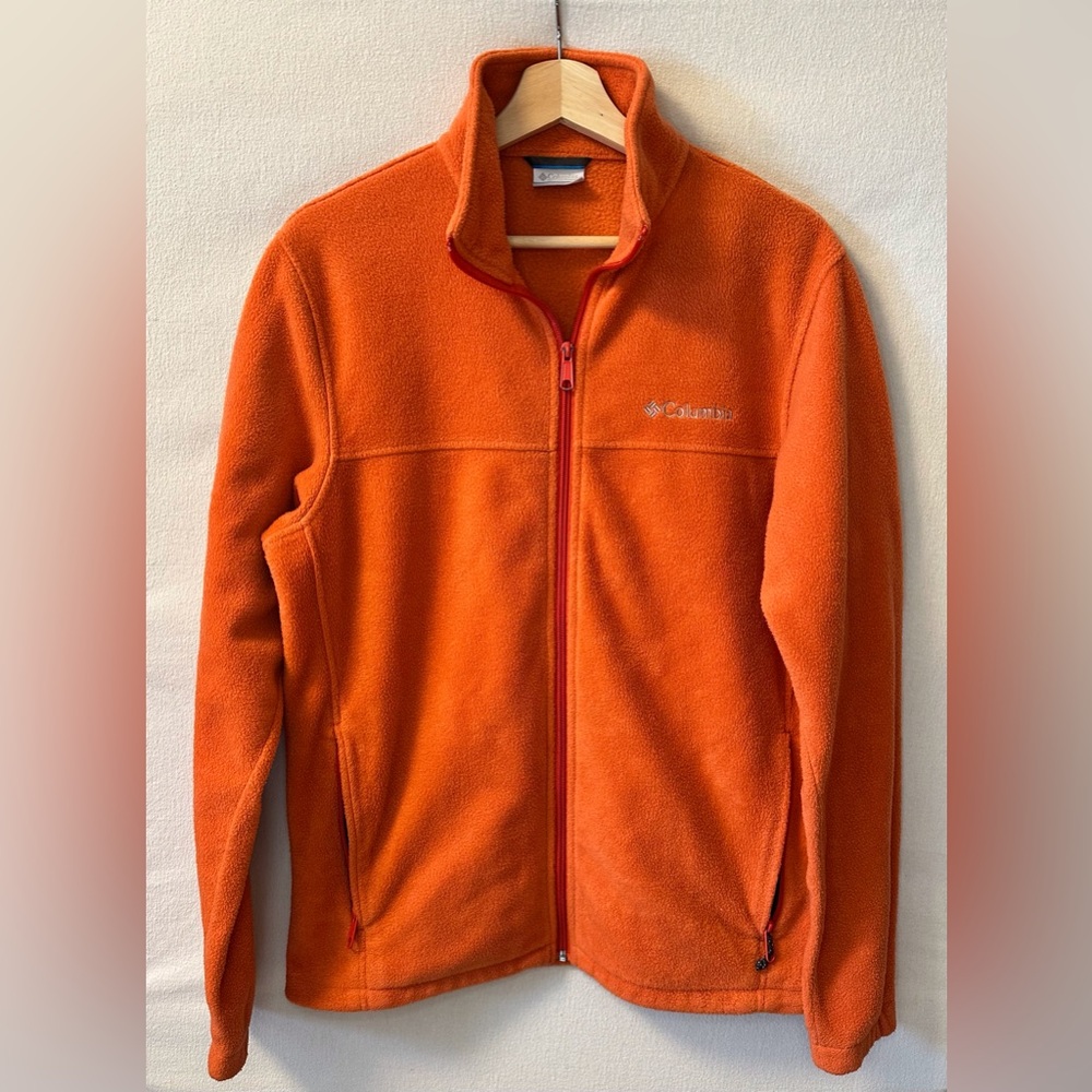 Columbia Orange Fleece Jacket